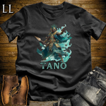 Tano African God Softstyle Tee Black | Akan River Warrior God Tee