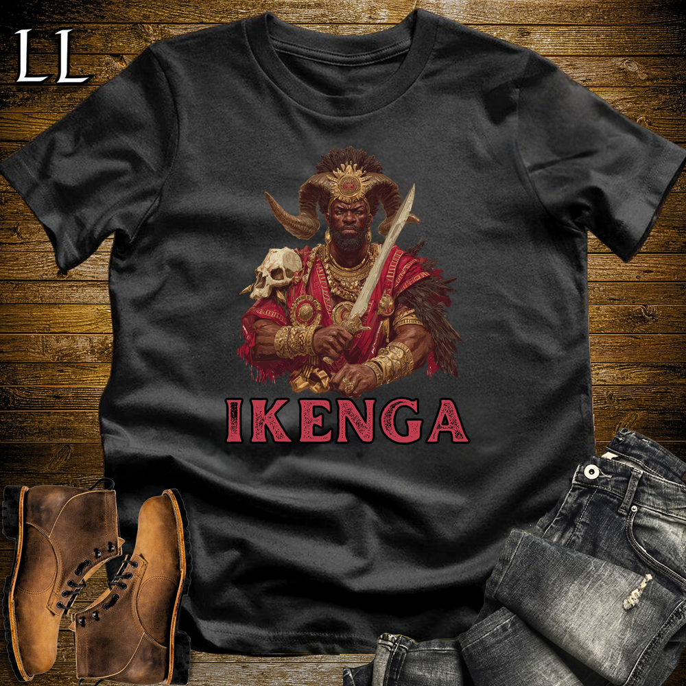 Ikenga African God Softstyle Tee - Black