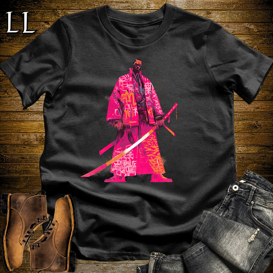 African Pink Street Samurai - Black