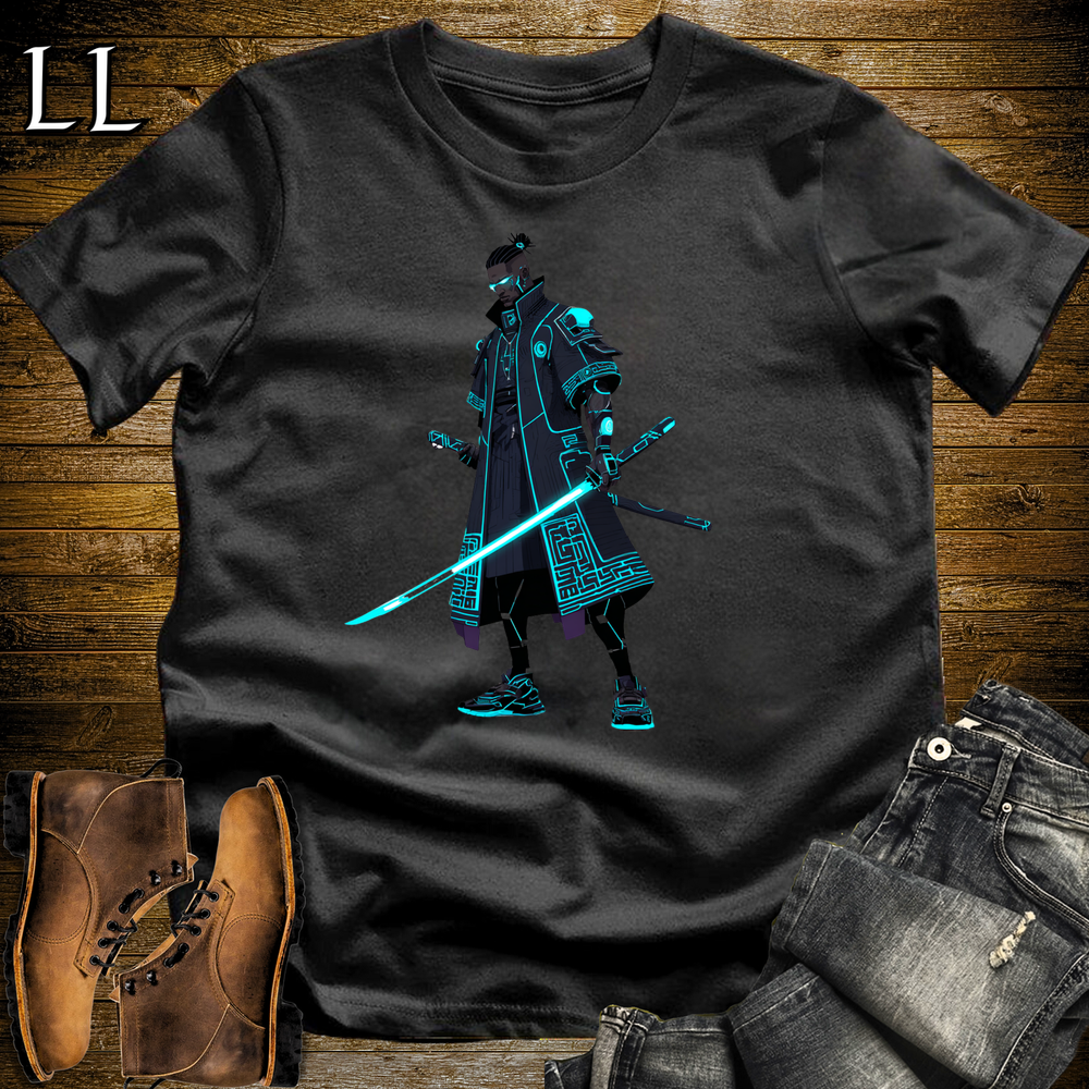 African Ai Samurai Black | African Warrior Tee