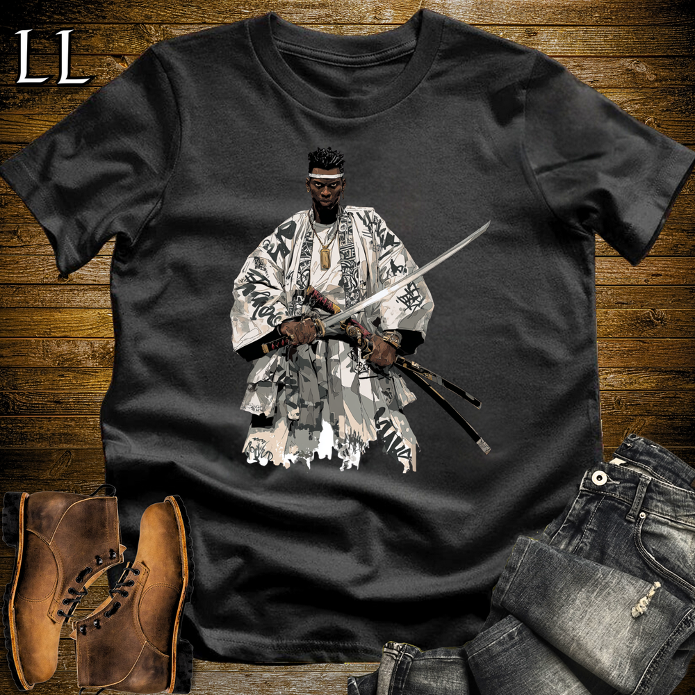 African White Street Samurai - Black