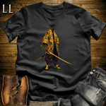 African Gold Street Samurai Black | African Warrior Tee