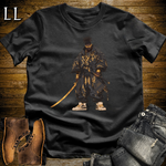 African Black Street Samurai Black | African Warrior Tee