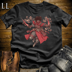 African Flame Assassin Softstyle Tee Black | African Warrior Tee