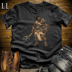 African Stone Barbarian Softstyle Tee Black | African Warrior Tee