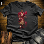 African Ruby Spear Warrior Softstyle Tee - Black