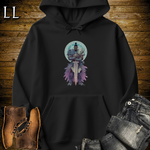 African Ancestral Blademaster Hooded Sweatshirt Black | Warrior