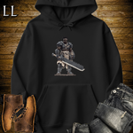 African Gladiator Barbarian Hooded Sweatshirt Black | African Warrior Hoodie