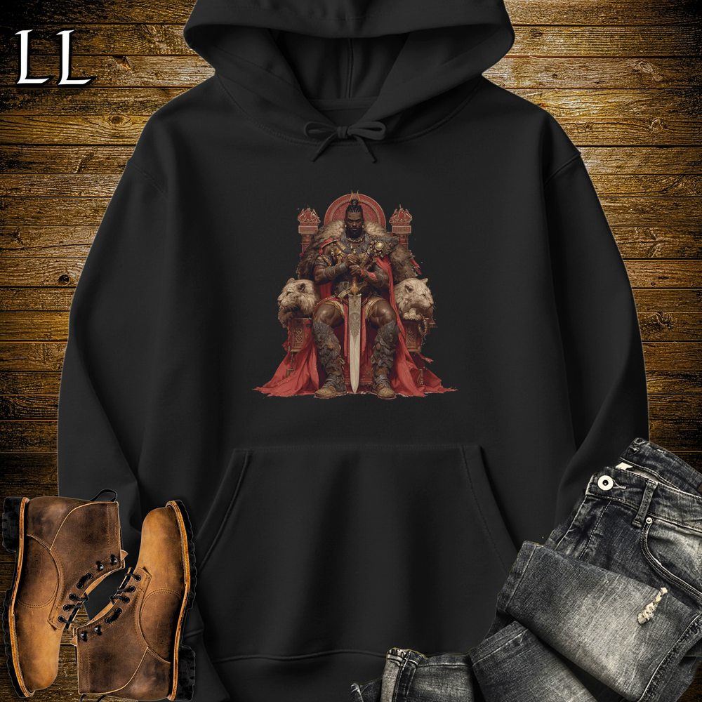 African Beast King Black | African Warrior Hoodie