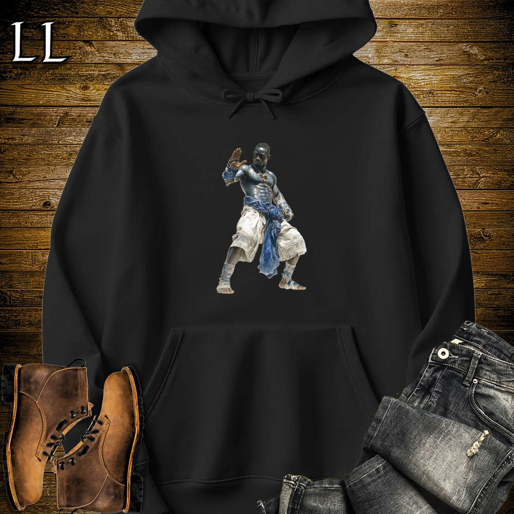 African Dambe Champion Hooded Sweatshirt Black | Boxing Champion