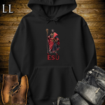 Esu African God Hooded Sweatshirt Black | Crossroads Mystical Hoodie