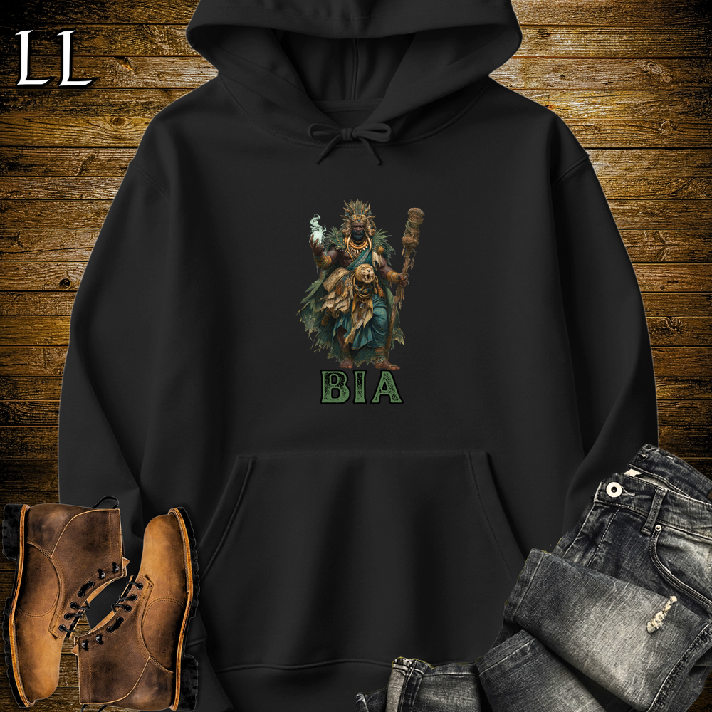 Bia African God Hooded Sweatshirt - Black