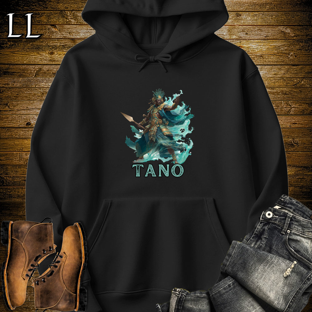 Tano African God Hooded Sweatshirt - Black