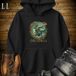 Oshoshi African God Hooded Sweatshirt Black | African Orisha God Sweatshirt