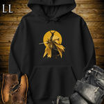 African Rising Sun Samurai Black | African Warrior Hoodie