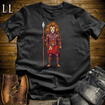African 16 Bit Maasai Lion Slayer Black | Maasai Warrior Tee