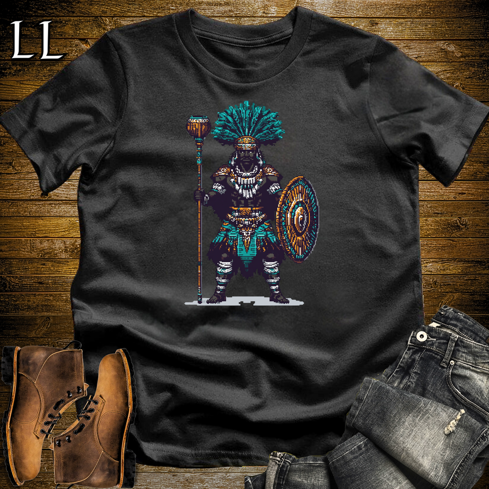 African 16 Bit Iwasi Club King Black | African King Tee