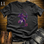 African 16 Bit Bow Warrior Black | African Warrior Tee
