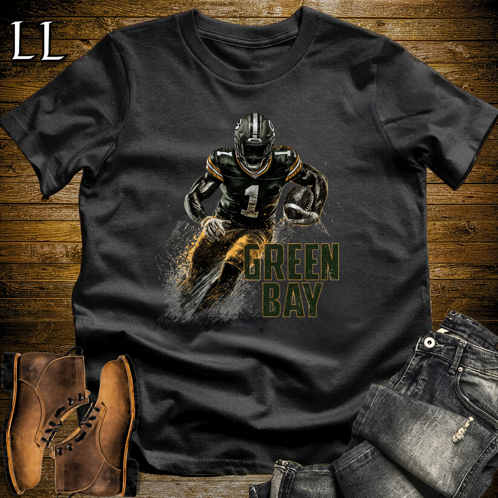 Green Bay Packers Shirt Black | NFL Fan Tee