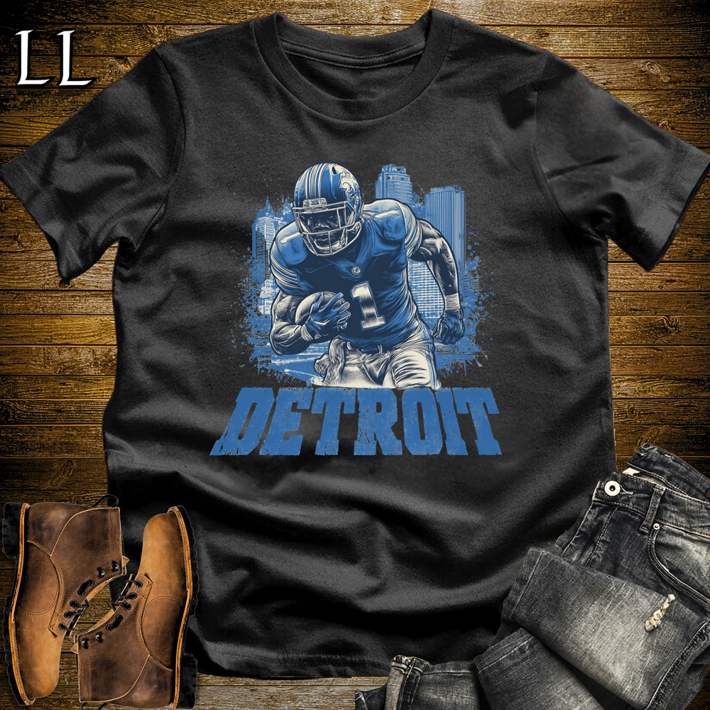 Detroit Lions Shirt Black | NFL Fan Tee