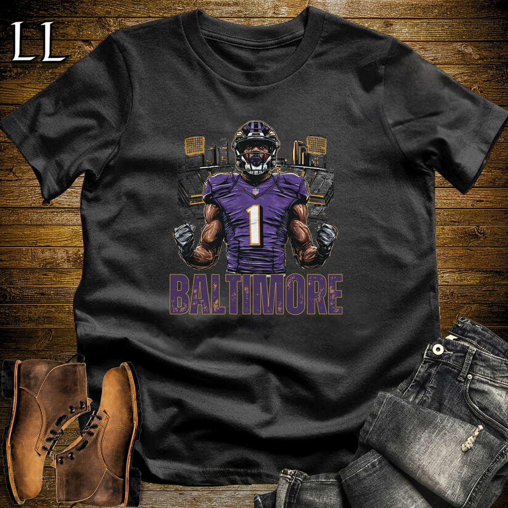 Baltimore Ravens Shirt Black | NFL Fan Tee