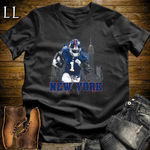 Giants Football Shirt Black | New York Fan Tee