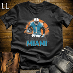 Miami Dolphins Shirt Black | NFL Fan Tee