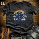 Rams Football Shirt Black | LA Rams Fan Tee