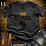 King Africa Softstyle T Shirt Black | African King Pride Tee