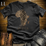 Made In Africa Man Softstyle T Shirt Black | African Heritage Tee