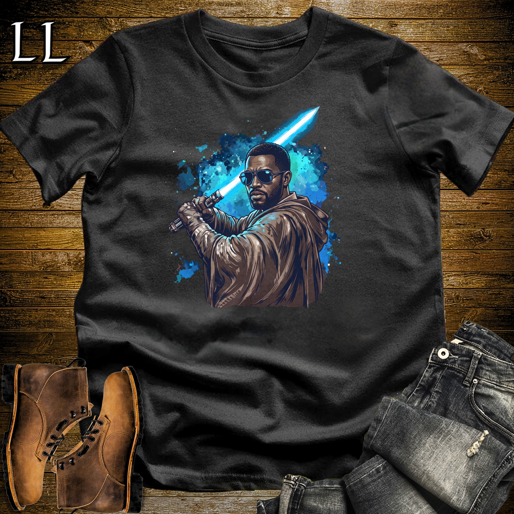 African Space Warrior T Shirt Black | Sci-Fi African Tee