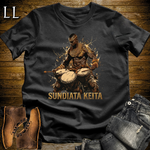Sundiata Keita African Drum Lord T Shirt Black | African Gift