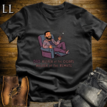 Dad Keeper Of Cigars Softstyle Tee Black | Funny Cigar Dad Tee