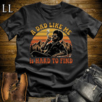A Dad Like Me Is Hard To Find Cigar Softstyle Tee Black | Cigar Dad Slogan Tee