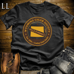 Wyoming Cigar Society Softstyle T Shirt Black | Cigar Lover Gift Tee