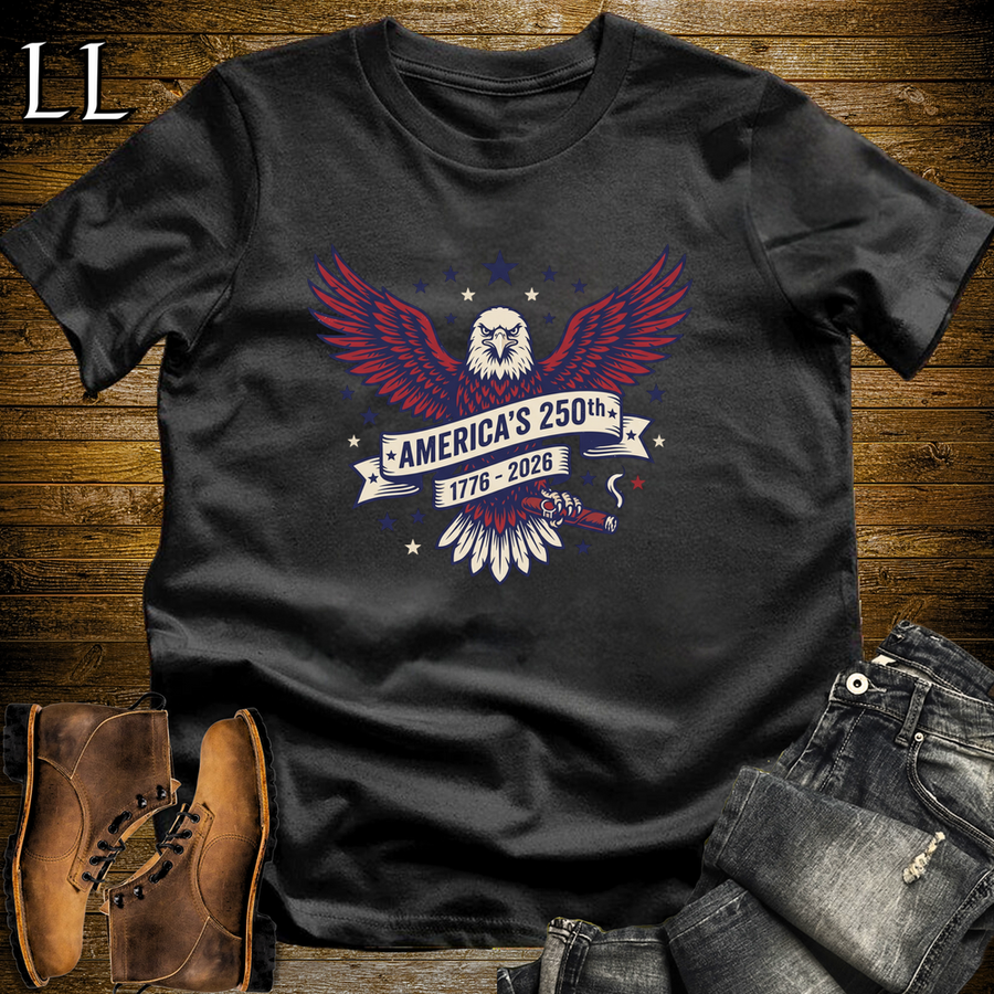 Americas 250 Cigar 1776 Softstyle T Shirt Black | America 250 Cigar Tee