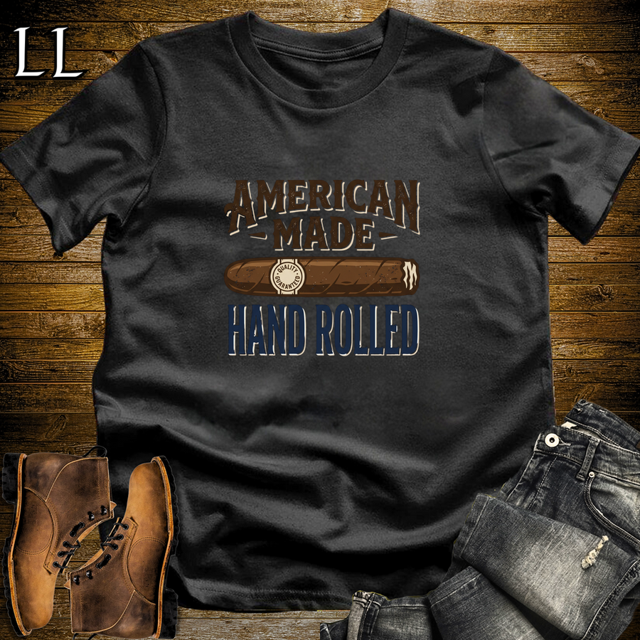 American Made Cigar Softstyle T Shirt Black | American Made Cigar Tee
