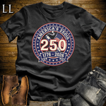 Americas 250 Cigar Badge Softstyle T Shirt - Black