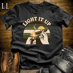 Light It Up Cigar Softstyle T Shirt Black | Cigar Lover Tee