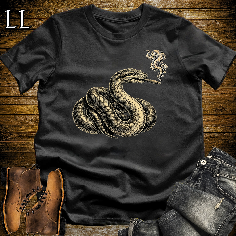 Vintage Cigar Anaconda Softstyle T Shirt Black | Cigar Anaconda Tee