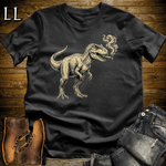 Vintage Cigar Allosaurus Softstyle T Shirt Black | Cigar Allosaurus Tee