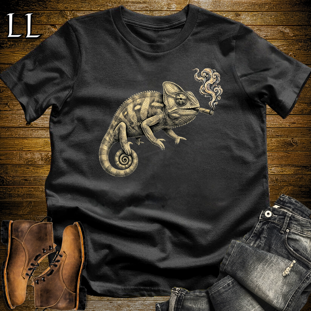 Vintage Cigar Chameleon Softstyle T Shirt Black | Vintage Cigar Tee