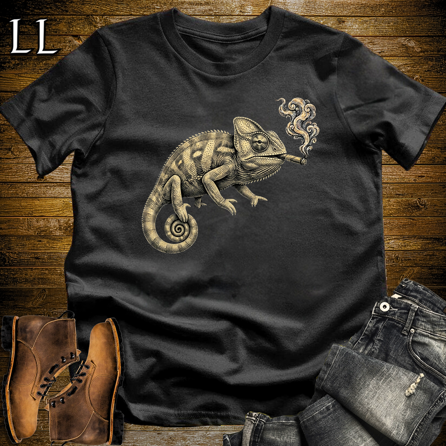 Vintage Cigar Chameleon Softstyle T Shirt Black | Vintage Cigar Tee