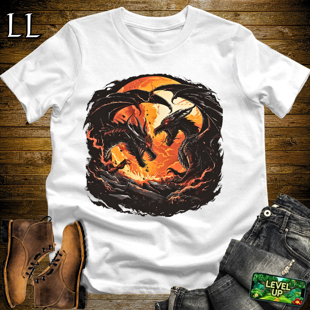 Fire Dragons Den Softstyle Tee - White - LegacyLayers