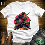 Fruit Monkey Samurai Military Green | Playful Warrior Tee