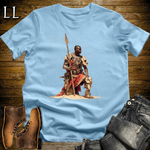 African Desert Spearmaster Light Blue | Warrior Tee