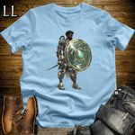African Emerald Shield Warrior - Light Blue