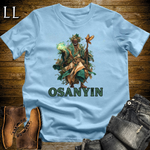 Osanyin African God Softstyle Tee Light Blue | Yoruba Healing God Tee