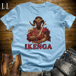 Ikenga African God Softstyle Tee Light Blue | Igbo Achievement God Tee