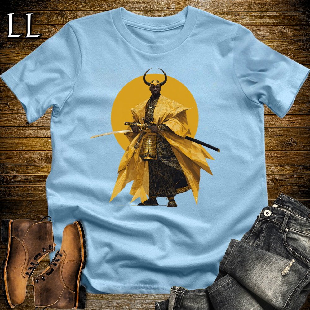 African Rising Sun Samurai - Light Blue